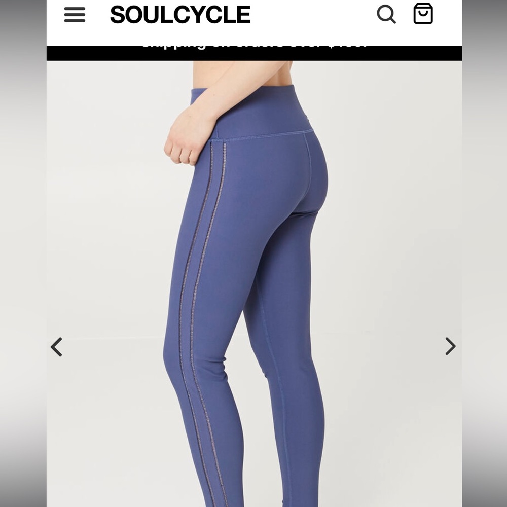 NWT SoulCycle Ladder Trim Tights M